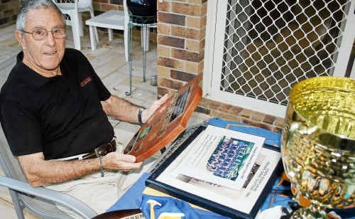 PLENTY OF HISTORY: Hammers Rugby Union Club founder Ray Hilder helped the game establish itself in Gympie. PLENTY OF HISTORY: Hammers Rugby Union Club founder Ray Hilder helped the game establish itself in Gympie.